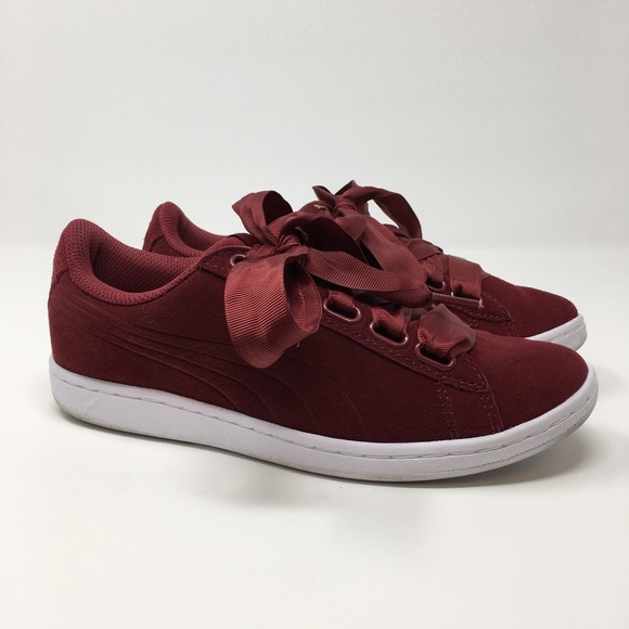 Puma Shoes - Puma Sneakers Sz 6.5M Womens Lace Up Vikky Ribbon